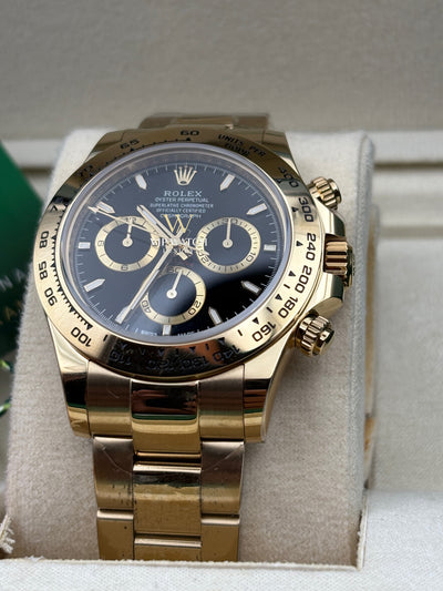 Rolex Cosmograph Daytona Yellow Gold 126508 Black Index