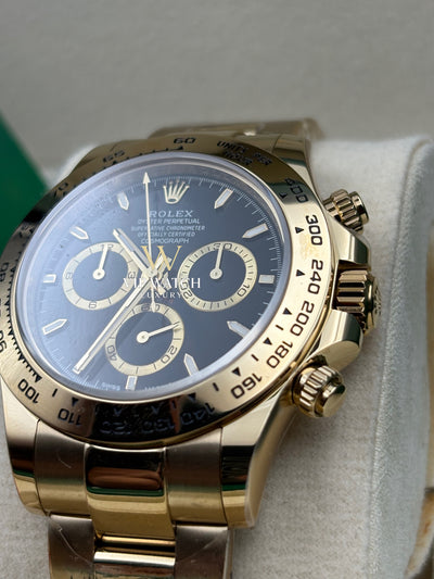 Rolex Cosmograph Daytona Yellow Gold 126508 Black Index