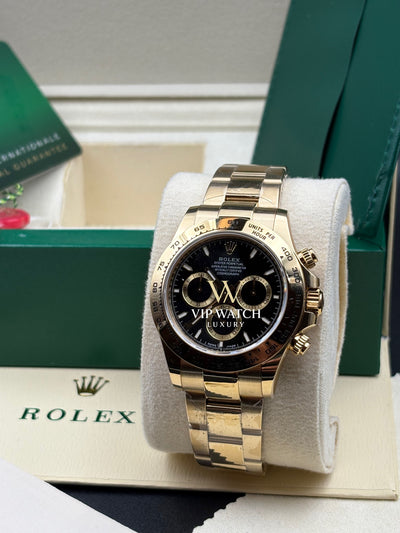 Rolex Cosmograph Daytona Yellow Gold 126508 Black Index