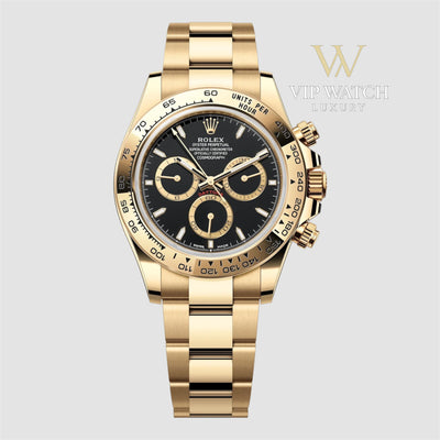 Rolex Cosmograph Daytona Yellow Gold 126508 Black Index