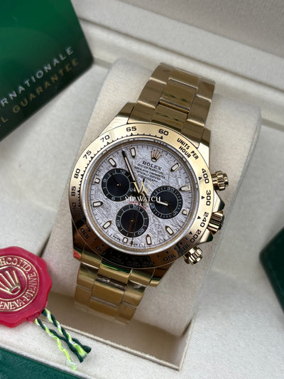 C0SM0GRAPH DAYT0NA GOLD METEORITE DIAL 40MM