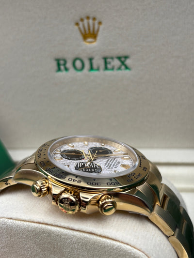 C0SM0GRAPH DAYT0NA GOLD METEORITE DIAL 40MM