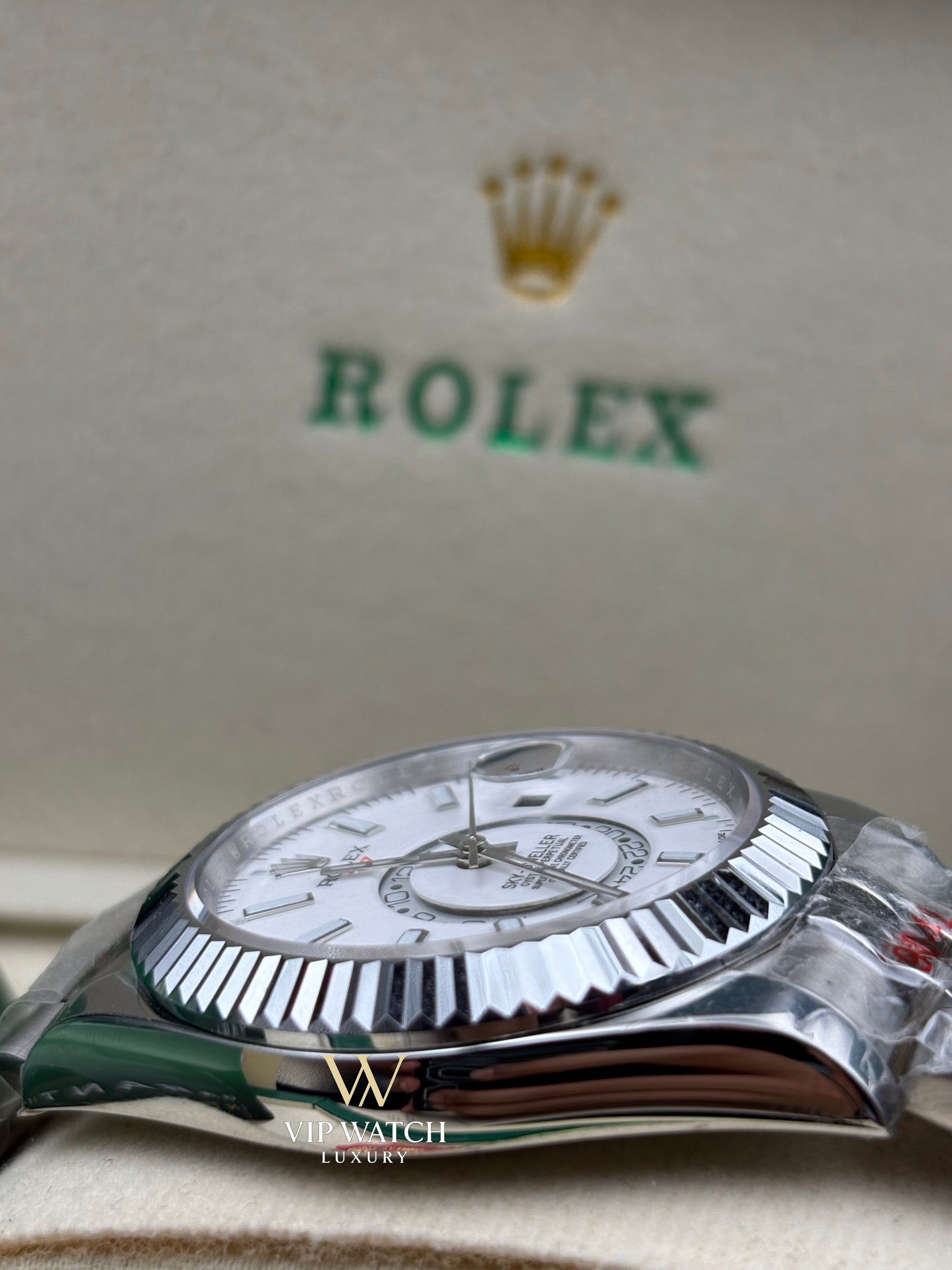Rolex Sky Dweller Steel White Dial 42mm