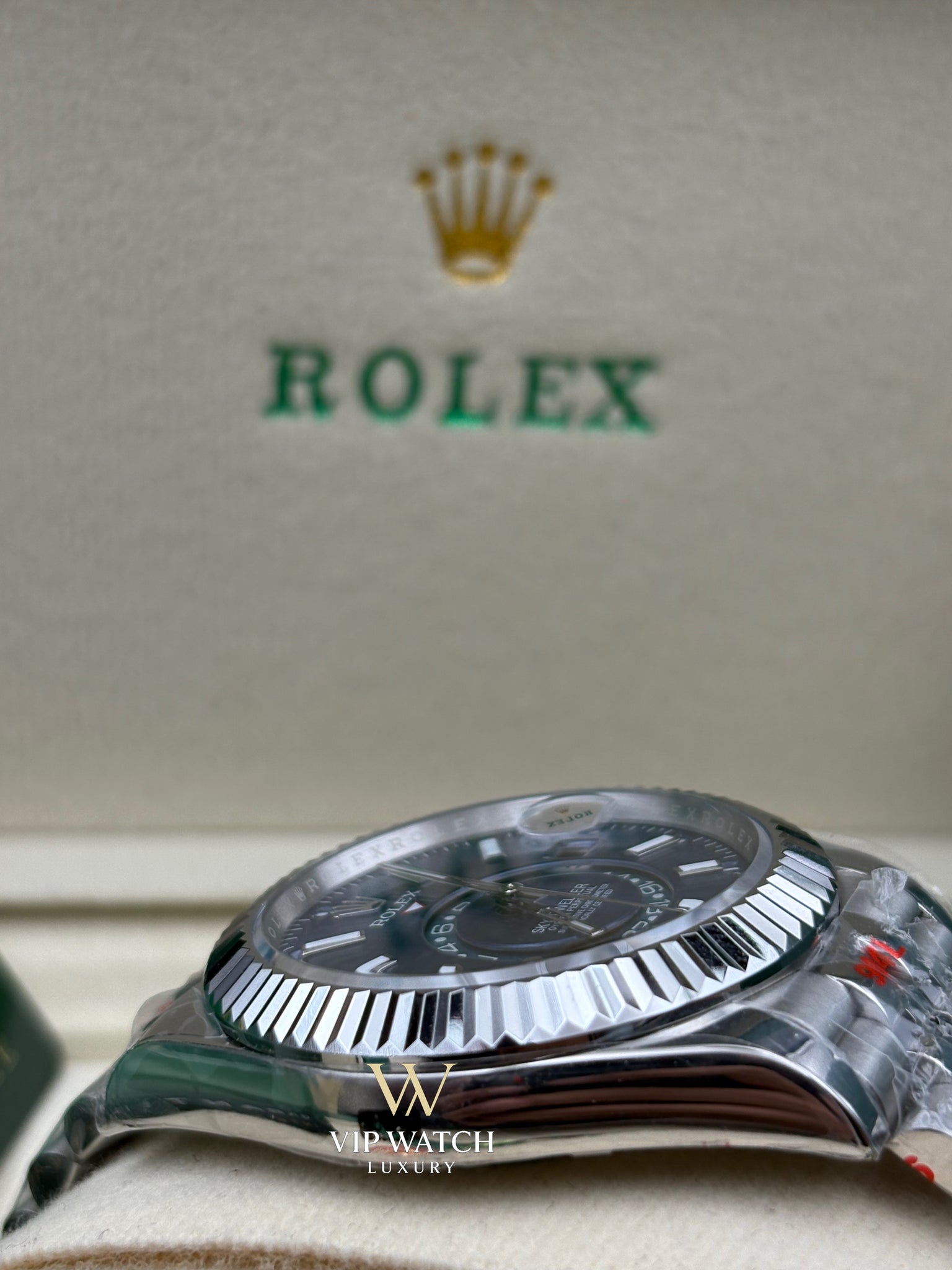 SKY-DWELLER BLUE DIAL AUTOMATIC MEN'S JUBILEE WATCH