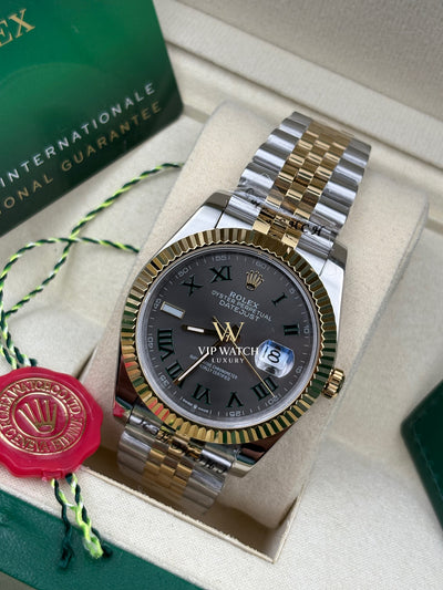 Rolex Date-Just Wimbledon Two Tone Yellow Gold Jubilee