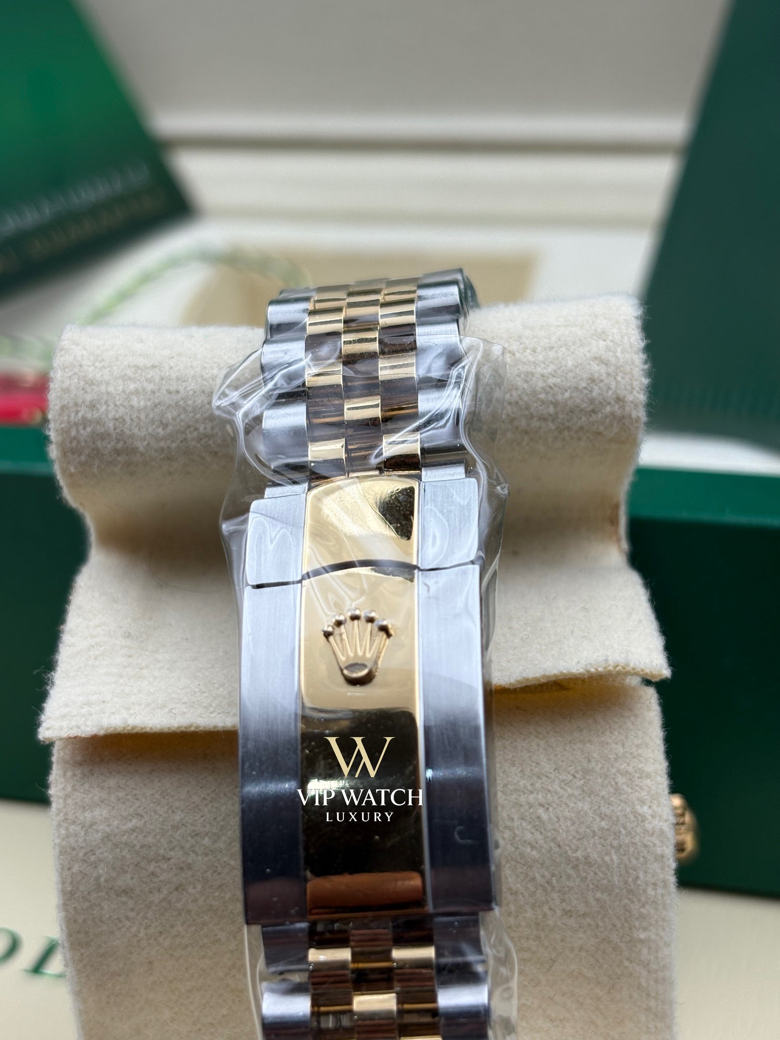 Rolex Date-Just Wimbledon Two Tone Yellow Gold Jubilee