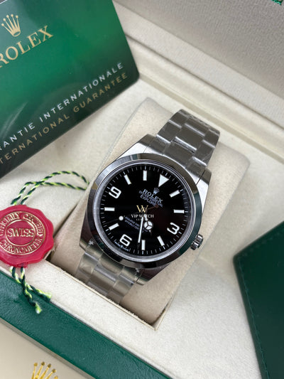Rolex Explorer Steel Black Dial 39mm