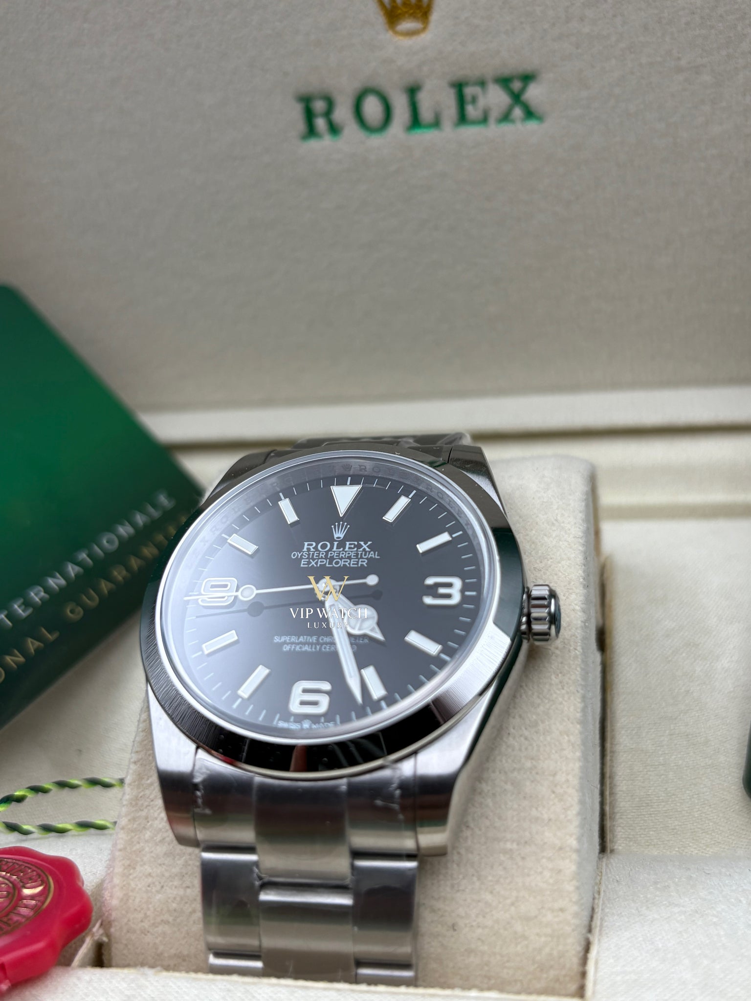 Rolex Explorer Steel Black Dial 39mm