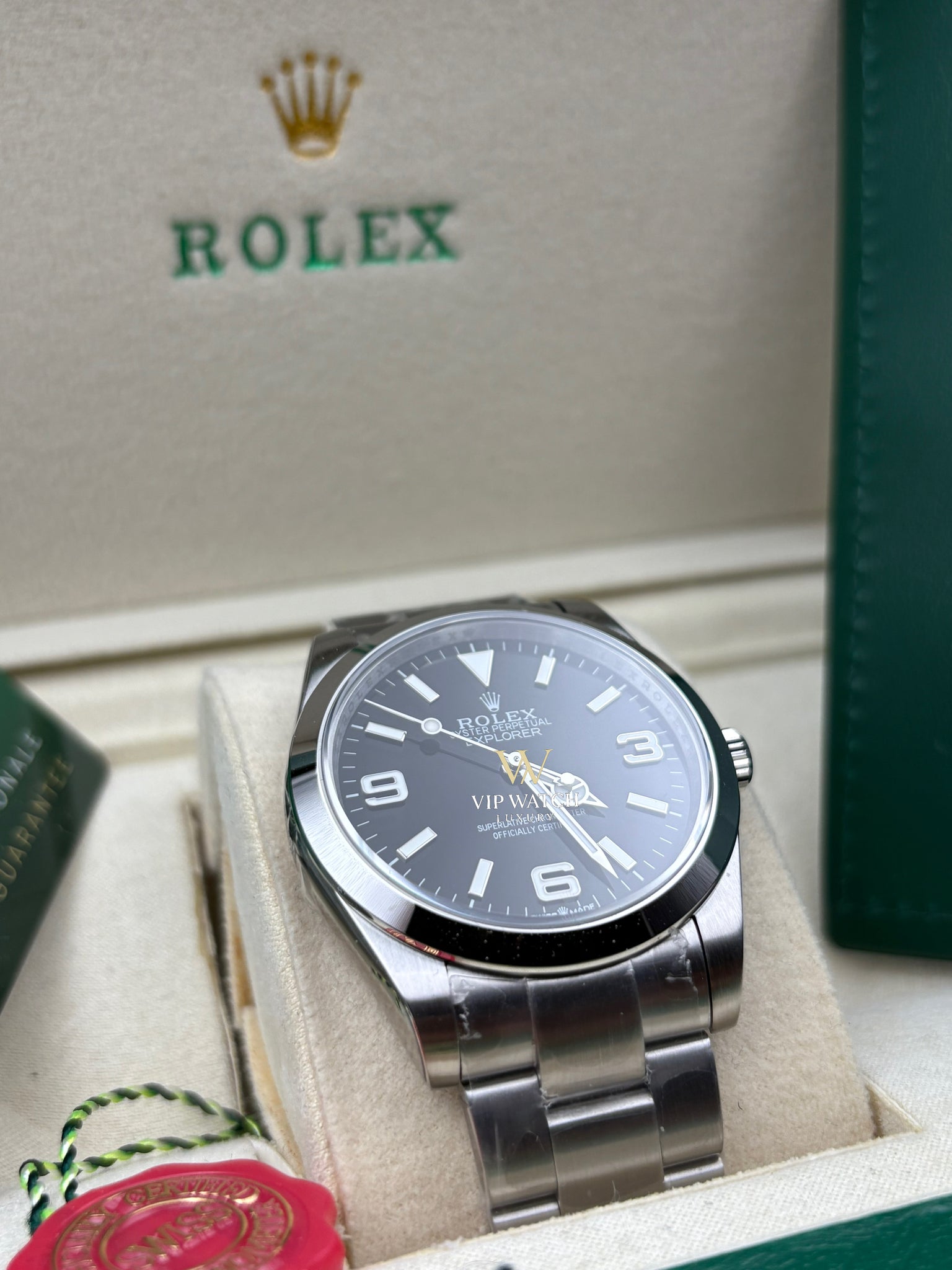 Rolex Explorer Steel Black Dial 39mm
