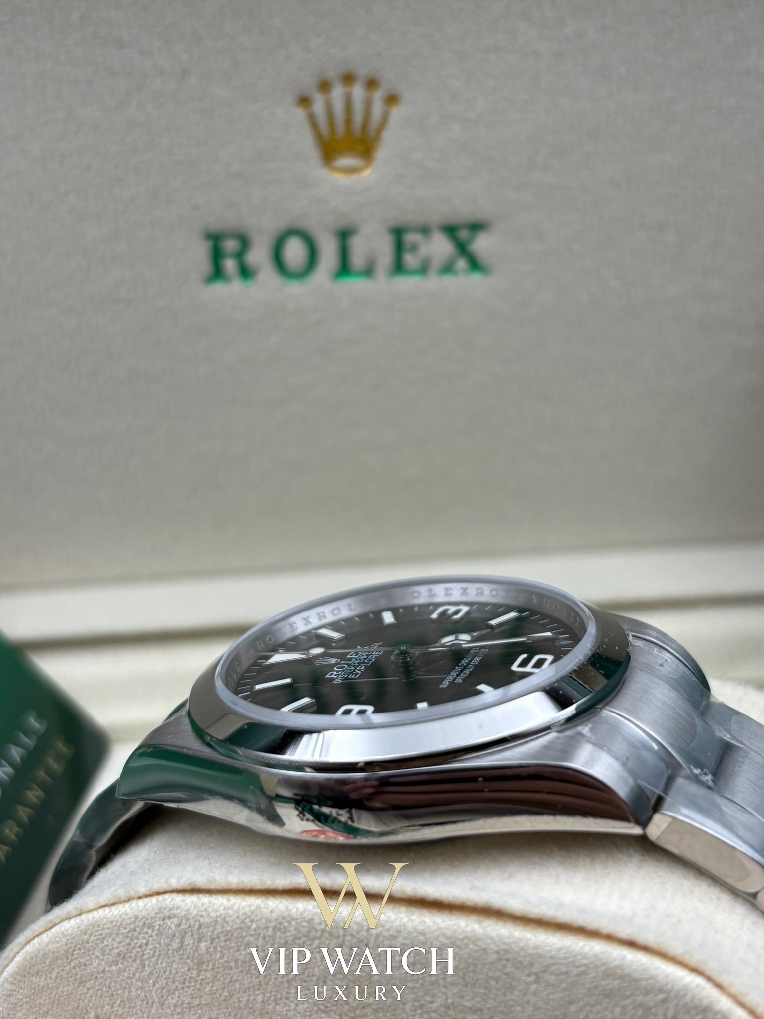 Rolex Explorer Steel Black Dial 39mm
