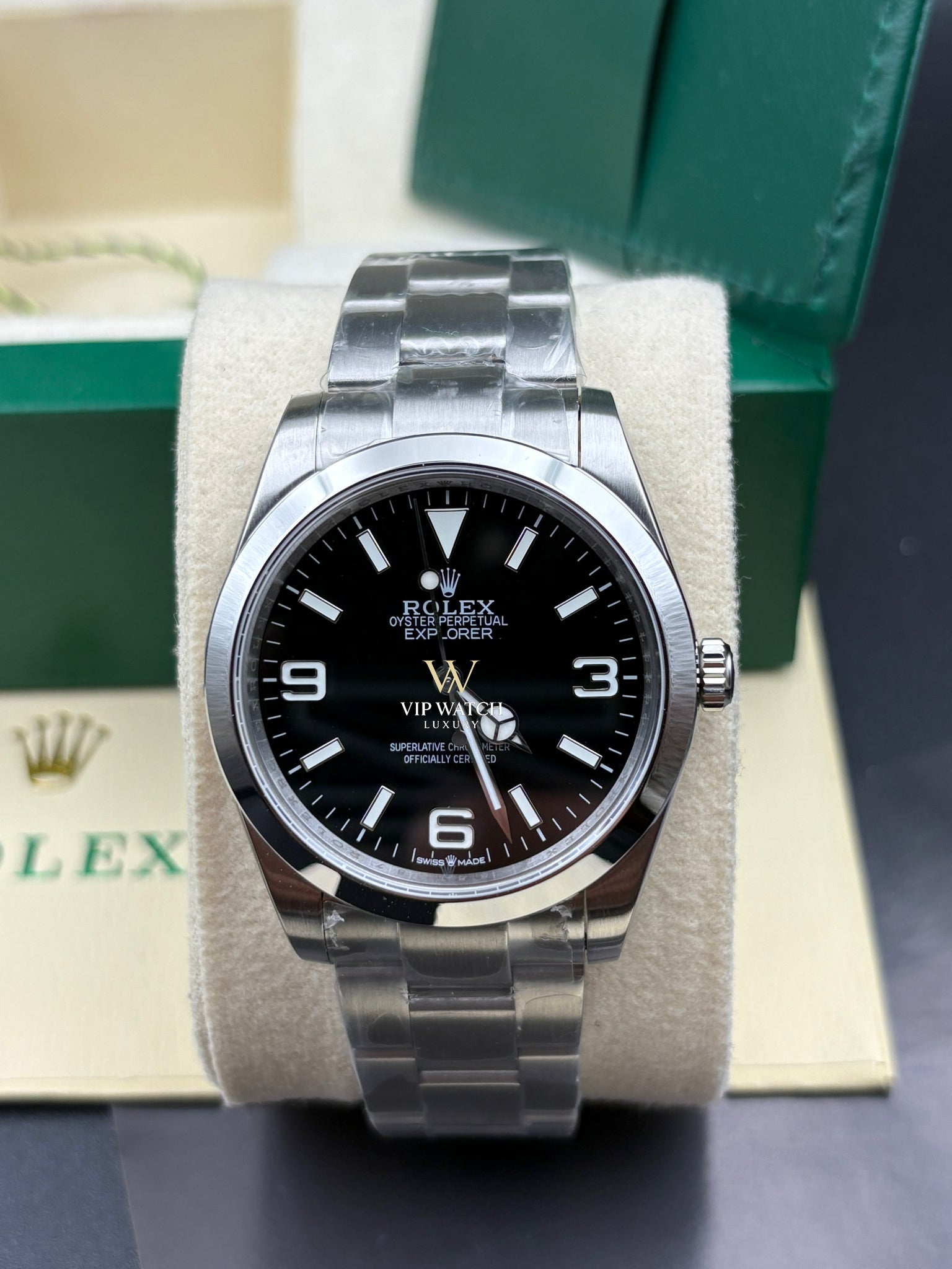 Rolex Explorer Steel Black Dial 39mm