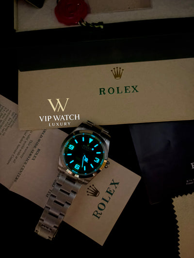 Rolex Explorer Steel Black Dial 39mm