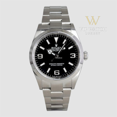 Rolex Explorer Steel Black Dial 39mm
