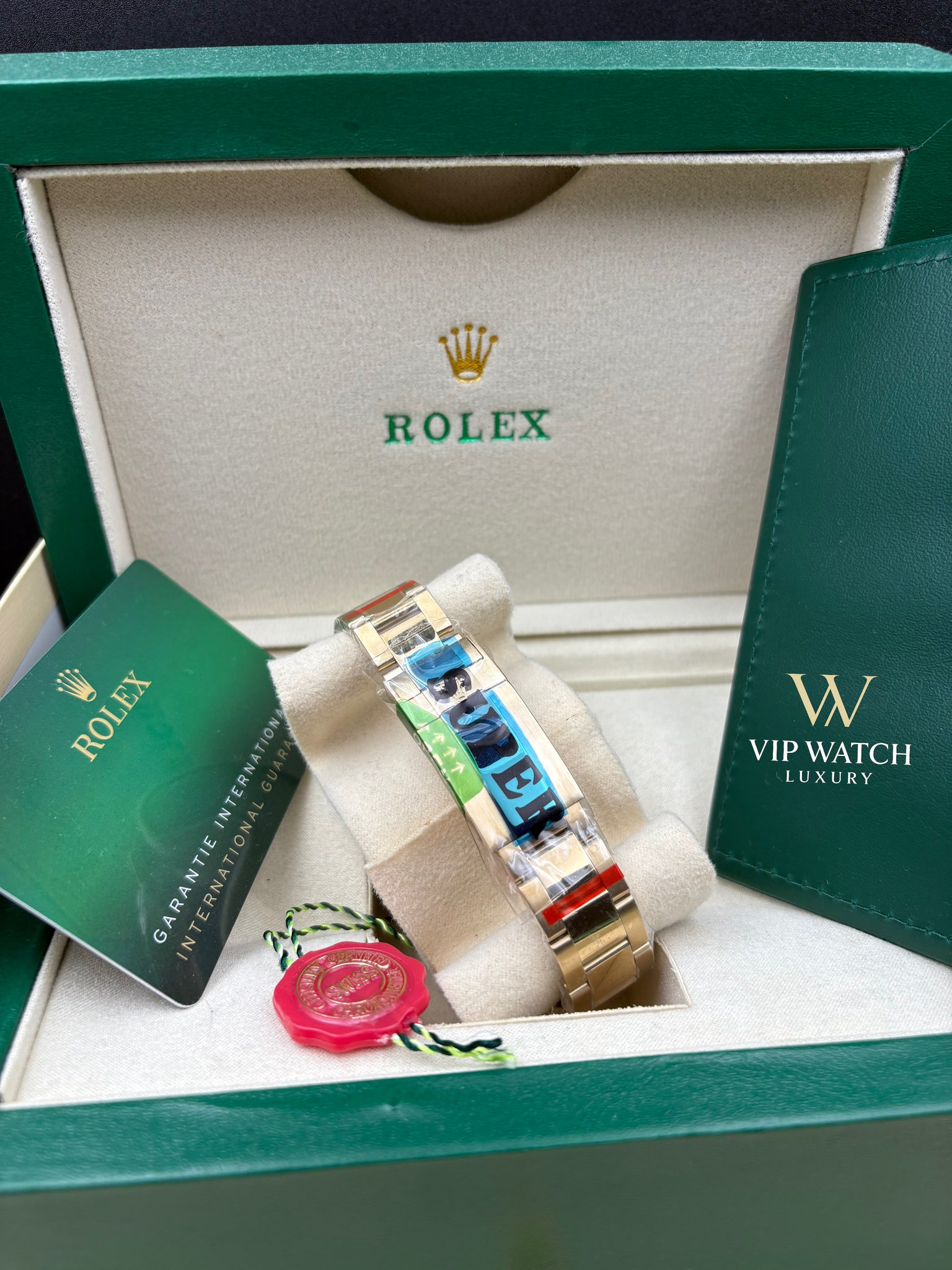 YACHT-MASTER II GOLD BLUE CERAMIC BEZEL 44MM