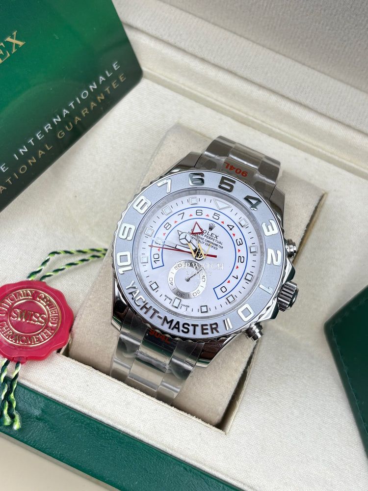 Yacht Master II Regatta Timer Steel Platinum 44mm