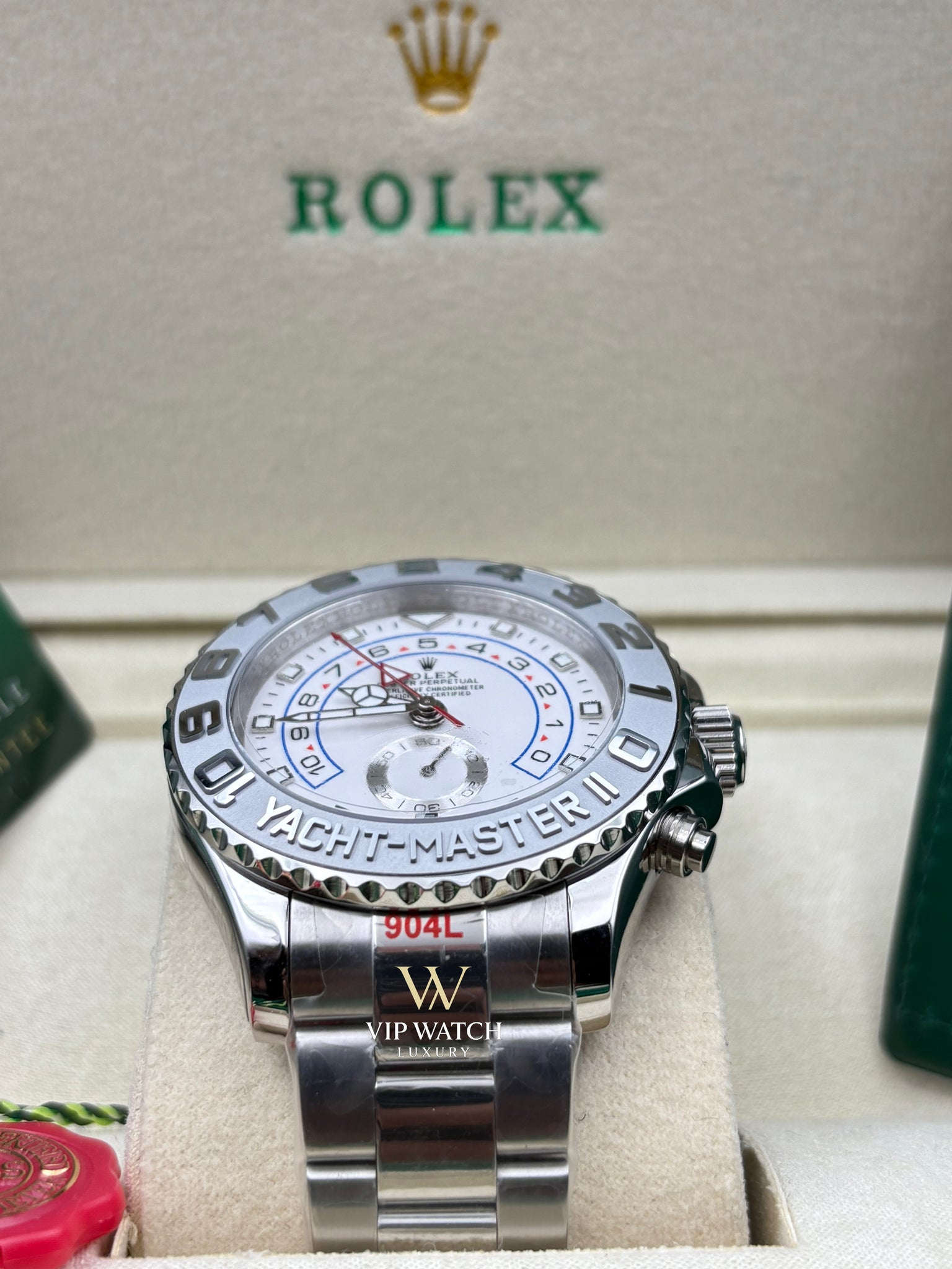 Yacht Master II Regatta Timer Steel Platinum 44mm