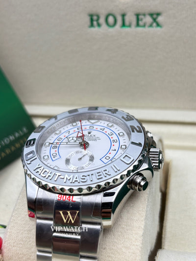 Yacht Master II Regatta Timer Steel Platinum 44mm