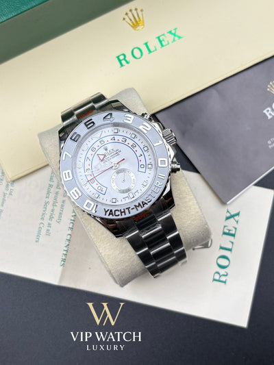 Yacht Master II Regatta Timer Steel Platinum 44mm