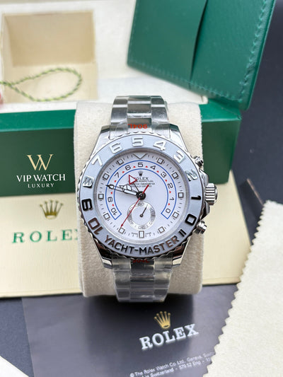 Yacht Master II Regatta Timer Steel Platinum 44mm