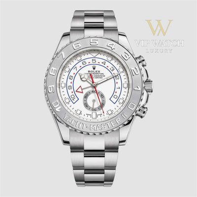 Yacht Master II Regatta Timer Steel Platinum 44mm