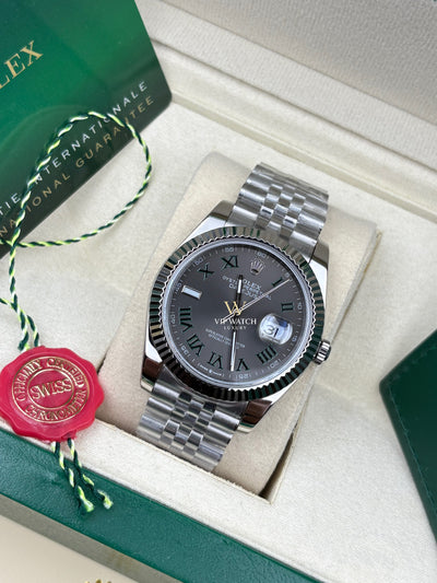 Rolex Datejust 41mm Wimbledon jubilee bracelet