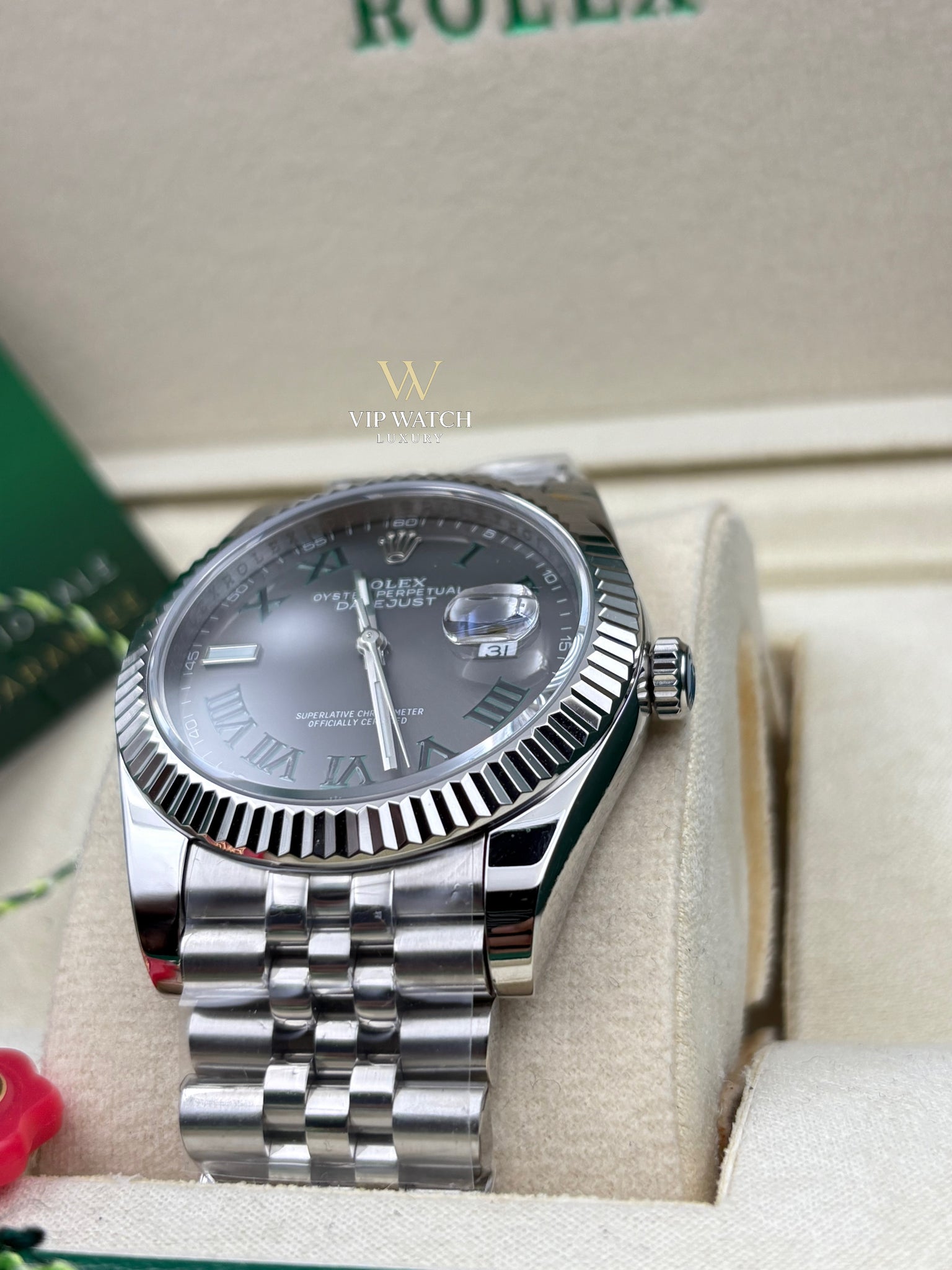 Rolex Datejust 41mm Wimbledon jubilee bracelet