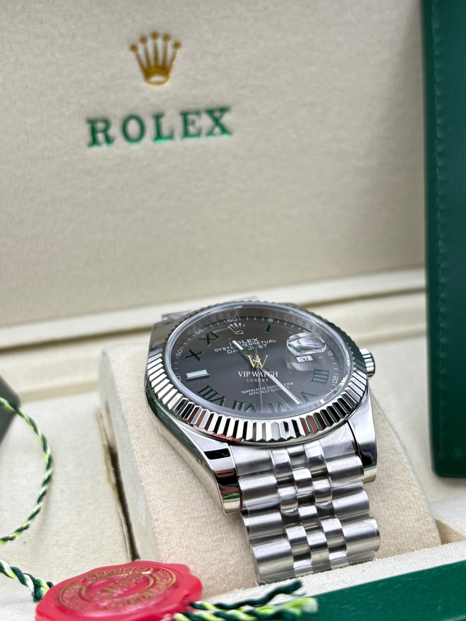 Rolex Datejust 41mm Wimbledon jubilee bracelet