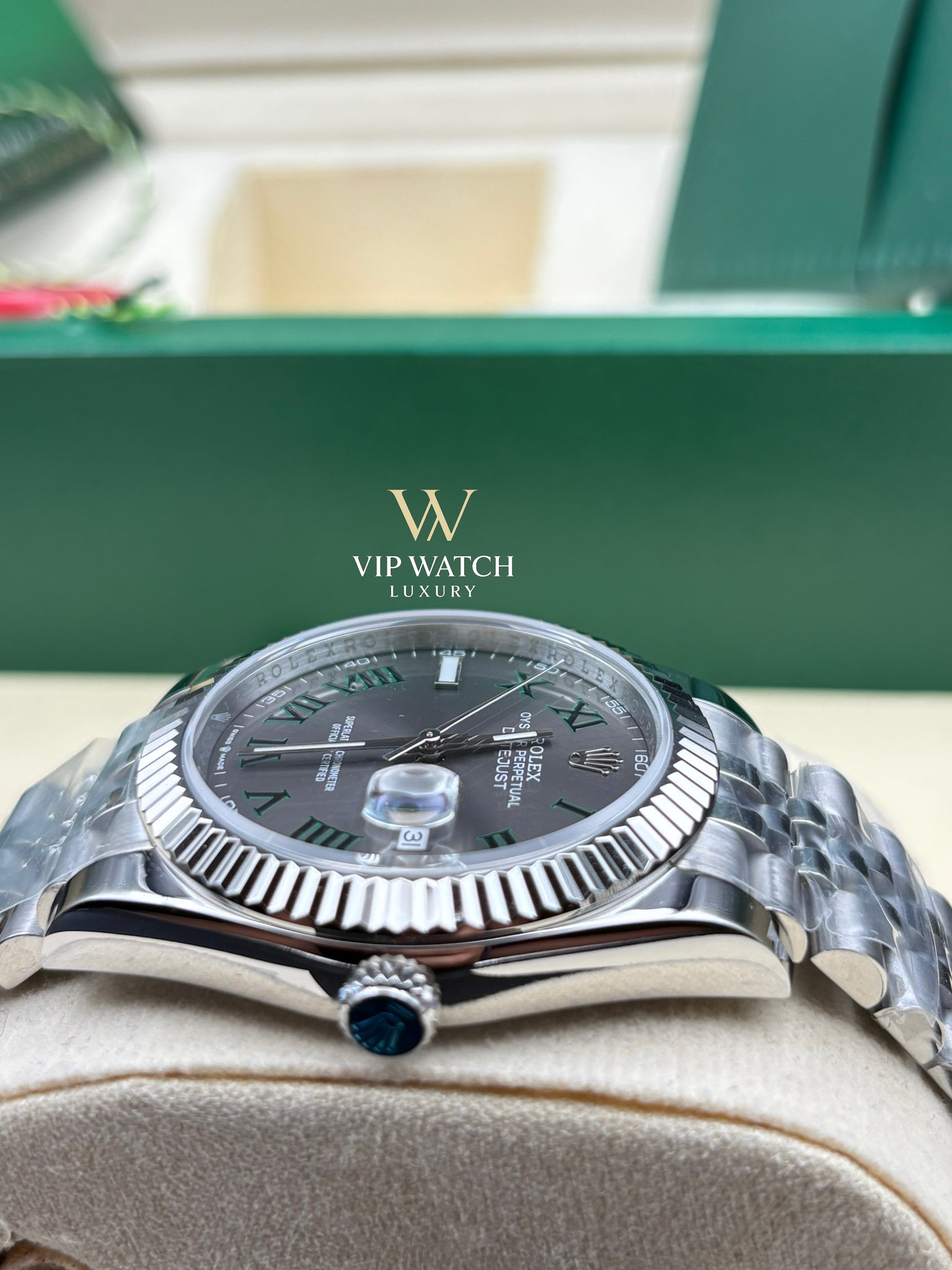 Rolex Datejust 41mm Wimbledon jubilee bracelet