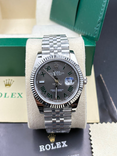 Rolex Datejust 41mm Wimbledon jubilee bracelet