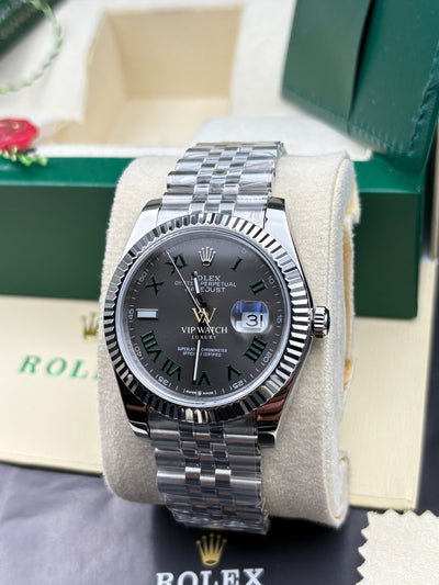 Rolex Datejust 41mm Wimbledon jubilee bracelet