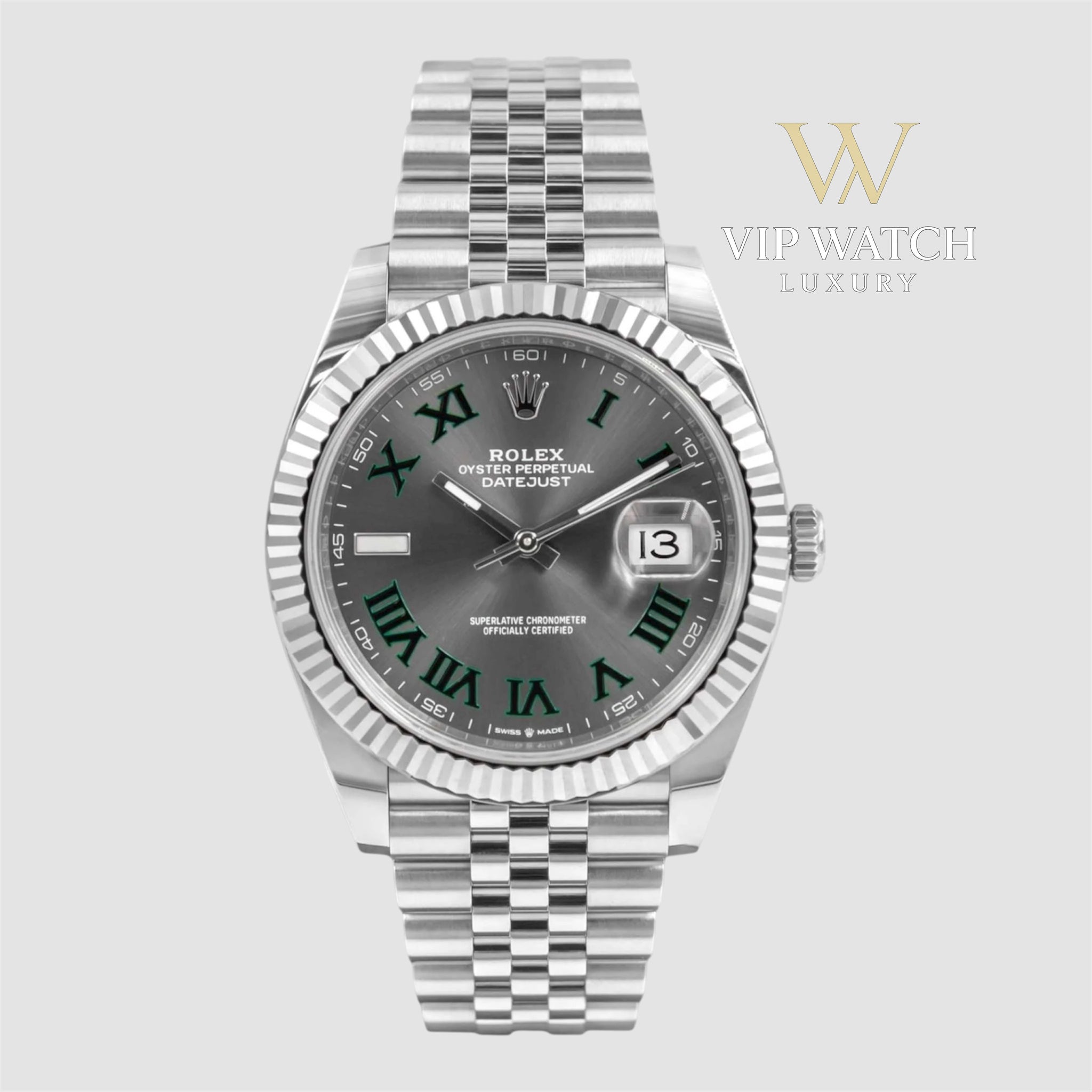 Rolex Datejust 41mm Wimbledon jubilee bracelet