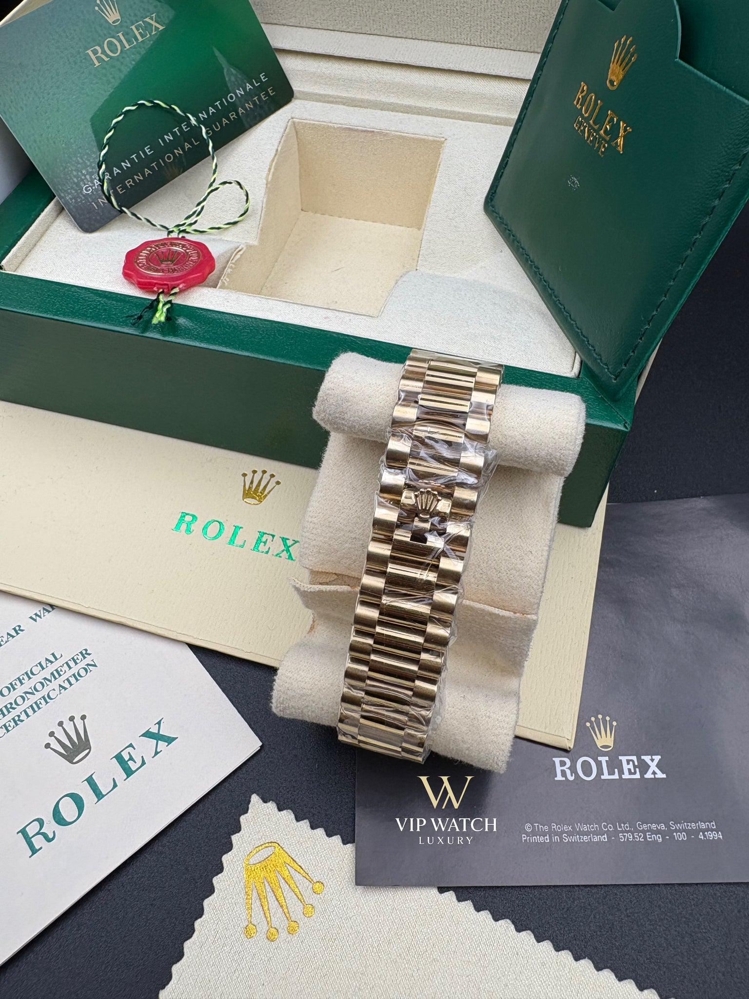 Day-Date Yellow Gold Green Dial President 2025