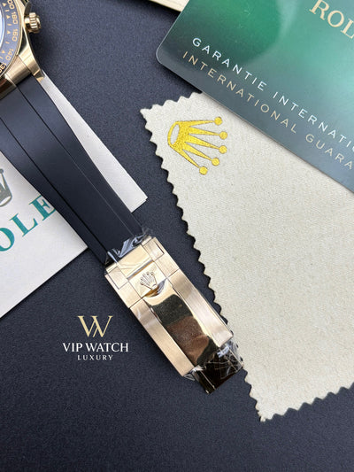 Daytona Cosmograph Oysterflex Gold Black Dial