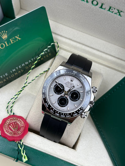 Rolex daytona Steel Grey Dial OysterFlex Strap
