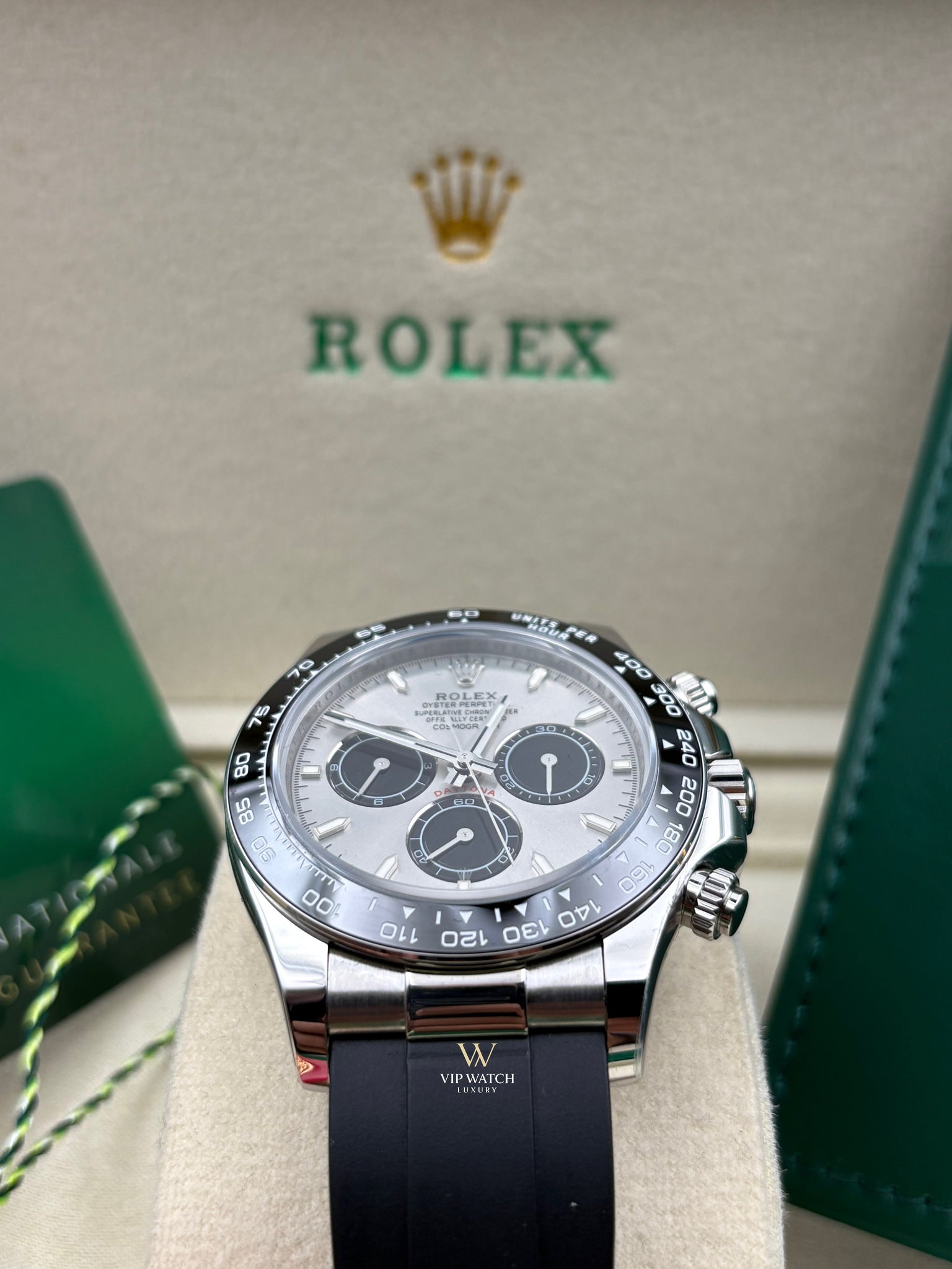 Rolex daytona Steel Grey Dial OysterFlex Strap