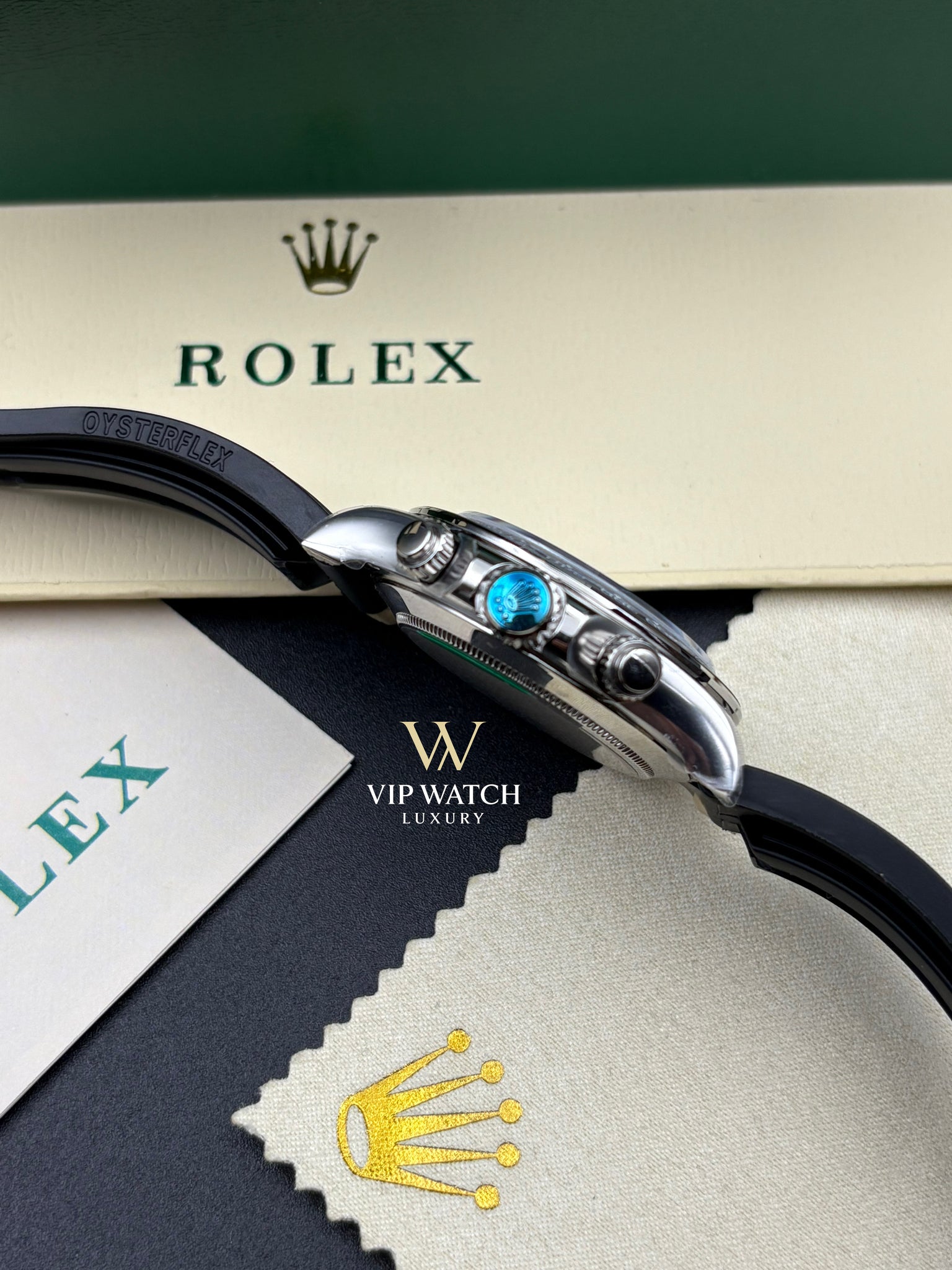 Rolex daytona Steel Grey Dial OysterFlex Strap