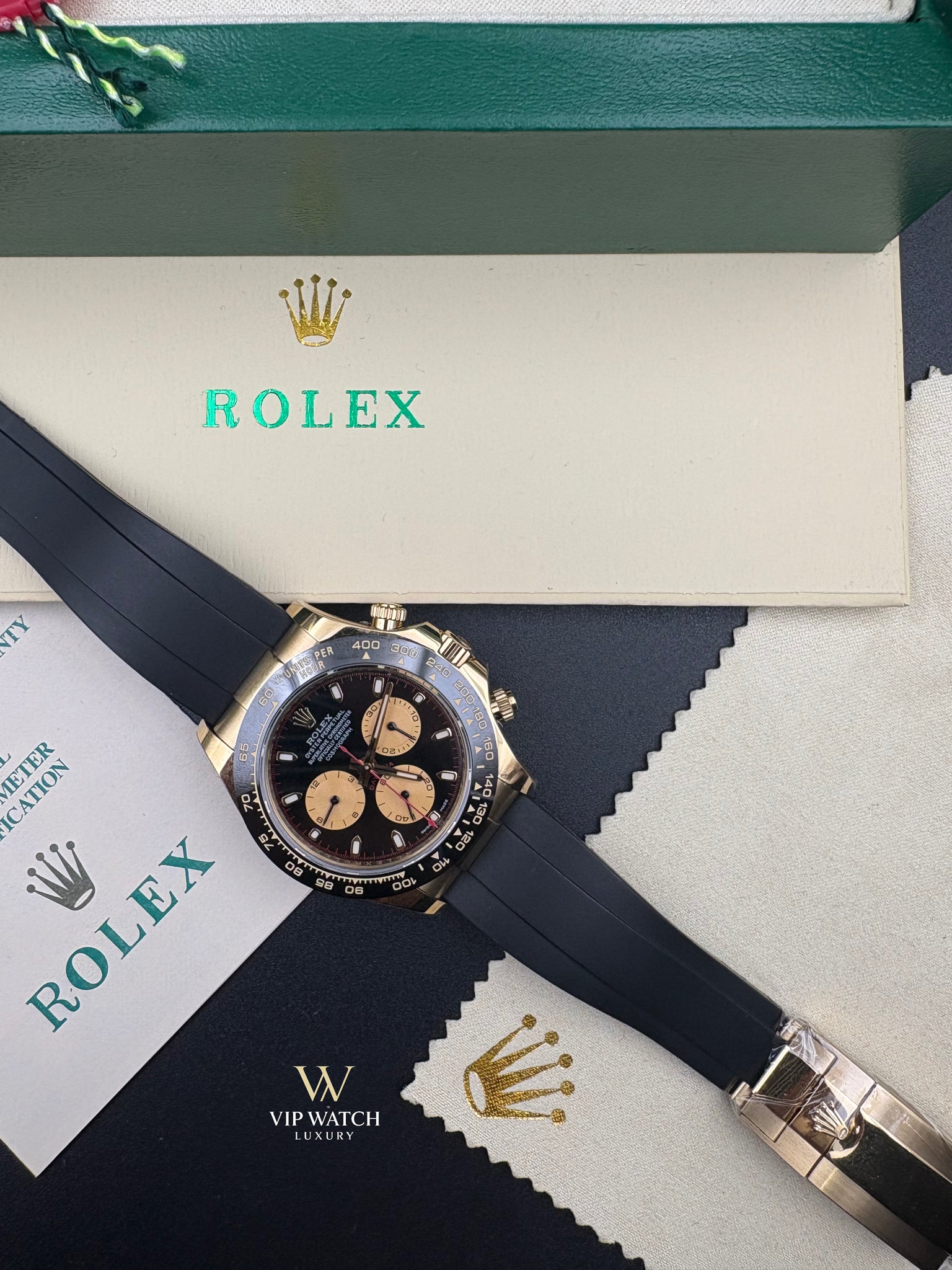 Rolex Daytona Paul Newman OysterFlex Black Dial
