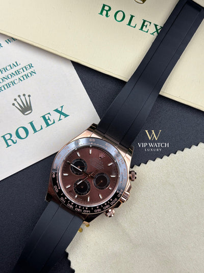 Rolex Daytona Chocolate Dial Oysterflex