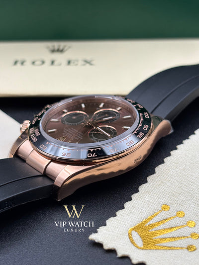 Rolex Daytona Chocolate Dial Oysterflex
