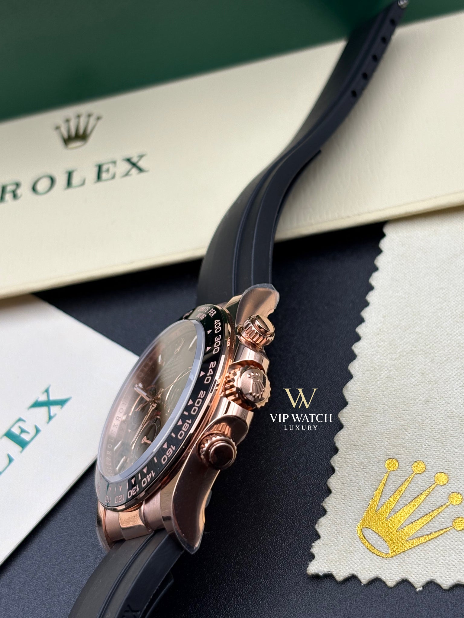 Rolex Daytona Chocolate Dial Oysterflex