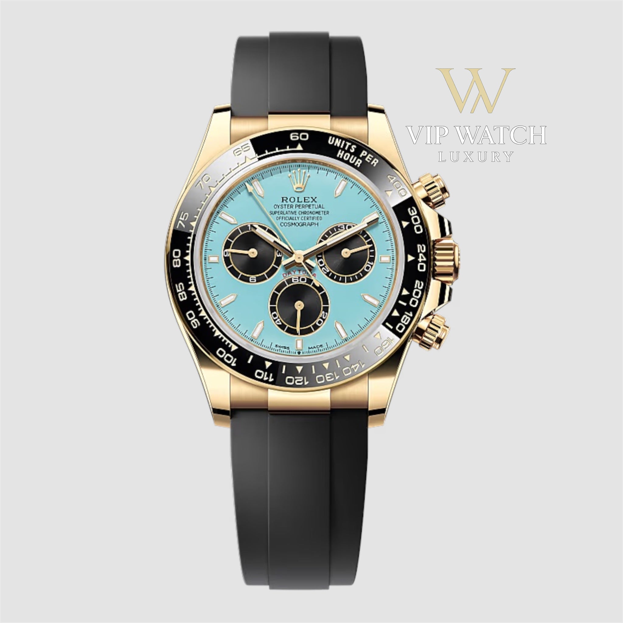 Rolex Daytona Yellow Gold Tiffany OysterFlex