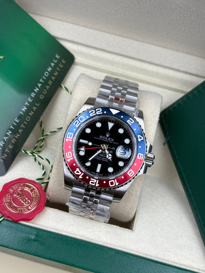 GMT-MASTER II SS BLUE/RED PEPSI CERAMIC BEZEL 40MM