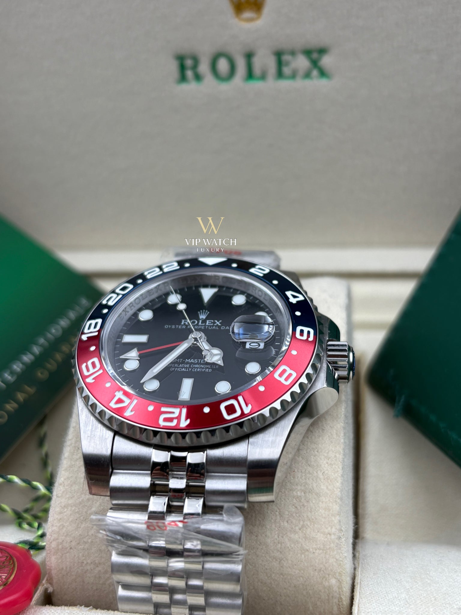 GMT-MASTER II SS BLUE/RED PEPSI CERAMIC BEZEL 40MM