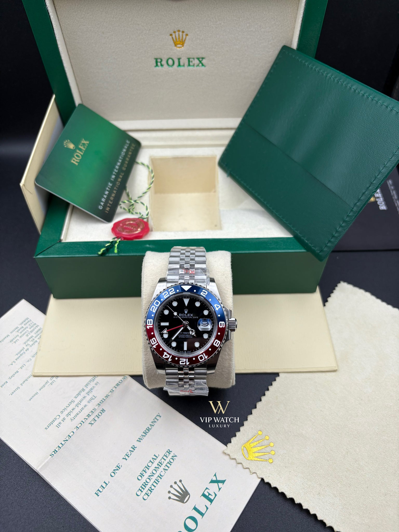 GMT-MASTER II SS BLUE/RED PEPSI CERAMIC BEZEL 40MM