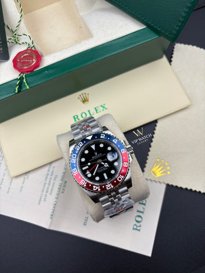 GMT-MASTER II SS BLUE/RED PEPSI CERAMIC BEZEL 40MM