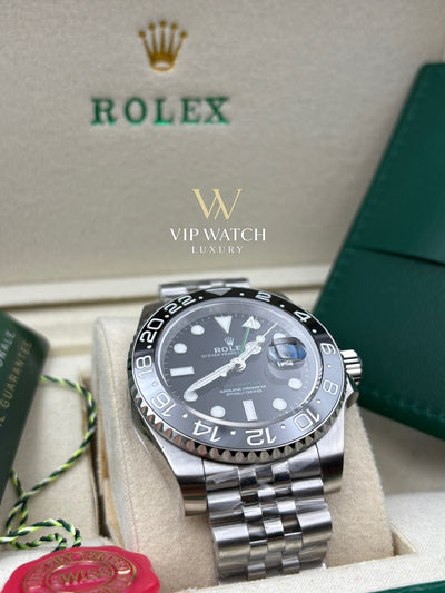 GMT-MASTER II SS BLACK CERAMIC BEZEL 40MM (Bruce Wayne Jubilee)