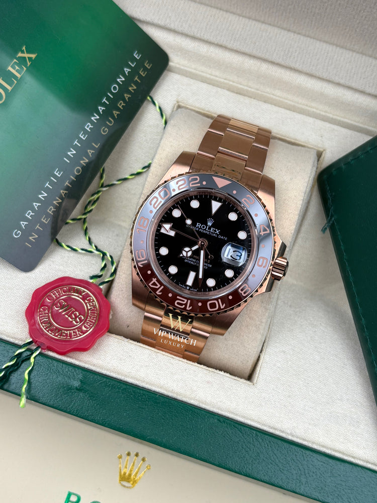 Rolex Gmt-Master II (Root Beer) Black Dial
