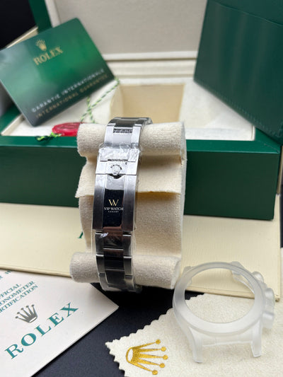 C0SMOGRAPH DAYT0NA SS CERAMIC BLACK DIAL 40MM