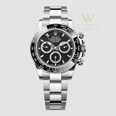 C0SMOGRAPH DAYT0NA SS CERAMIC BLACK DIAL 40MM