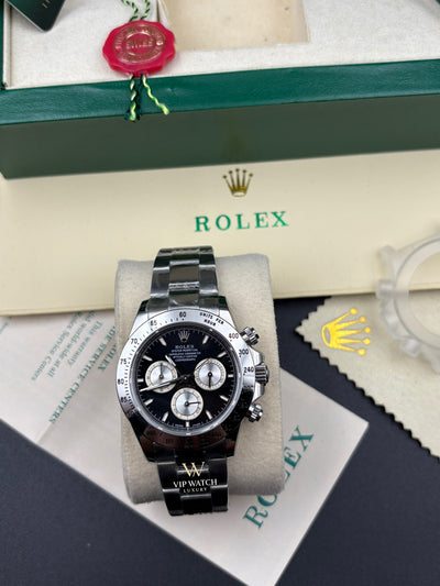 Rolex Daytona Cosmograph Steel Bright Black Dial 40mm